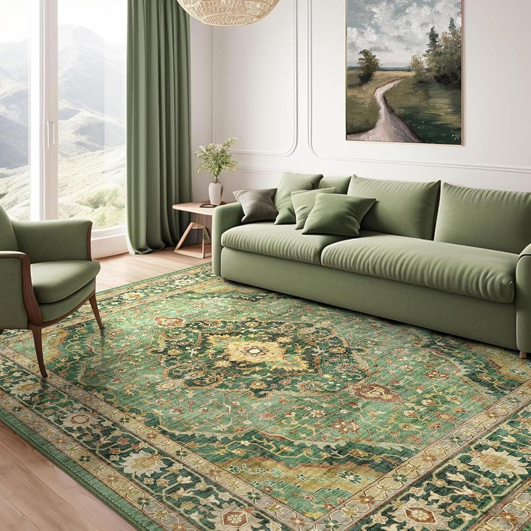 Outdoor Rug Large Carpets for Garden Waterproof, Machine Washable Patio Rugs Carpet Extra Large with Nlip Bottom C 120x160cm, 9X12