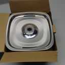 Veken Innovation Award Winner Stainless Steel Cat Water Fountain, 95oz/2.8L Automatic Pet Fountain Dog Water Dispenser with Replacement Filters & Silicone Mat, Gifts for Cats, Dogs (Silver) (95oz (Standard Fill))