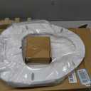Clirass Elongated Bidet Toilet Seat with Quiet-Close, Non-Electric Bidet Mode with Dual Nozzles, Fit Elongated Toilet Seat, Adjustable Water Pressure with Brass inlet (Elongated)