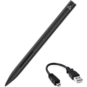 Adonit Note+, Stylus Pen for iPad, Pressure Sensitivity Digital Active Pencil with Palm Rejection, Tilt, Compatible with iPad Air 3/4, iPad mini 5/6, iPad 6/7/8/9, iPad Pro 11"/12.9" (2018-2021) (Black)