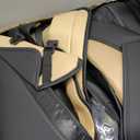 Full Set for Toyota Sienna Car Seat Covers 2000-2026, Waterproof Nappa Leather Car Seat Protector, Comfortable and Anti-Slip Car Seat Cover&Accessories(5 Seats/Black)
