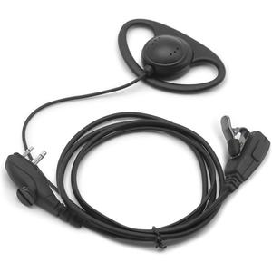 D-Shape Earpiece Headset for HYT Hytera Radio BD502 BD502i BD552i PD402i PD482i PD502 PD562 TC500S TC508 TC1600 Power446 Walkie Talkie 2-pin Clip Ear Hook Hanger
