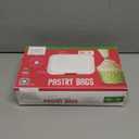 Icing Piping Bags 14 Inch Disposable Pastry Bags  160 Heavy Duty Durable Medium Piping Bags + 2 Ties Bakers Choice Microwaveable Frosting Bags Set  Baking Supplies by Craftit Edibles