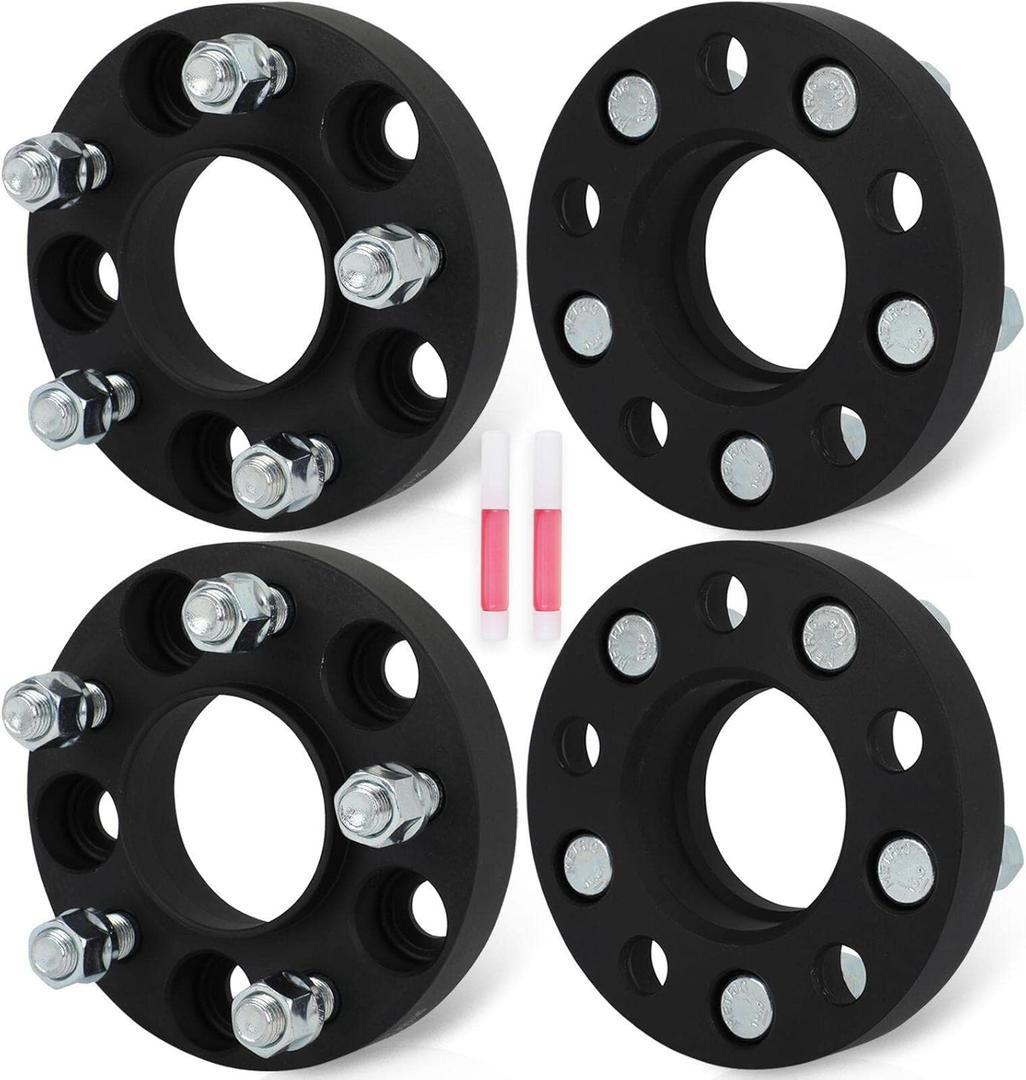 OCPTY 4PCS 5x115 to 5x115 Wheel Spacers 1" Wheel Adapters 14x1.5 Studs 71.5mm Center fit for 2005-2022 for Chrysler for 300/2008-2022 for Dodge for Challenger