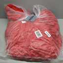 L'AGRATY Chunky Knit Blanket Throw - Soft Chunky Throw Blanket 50x60: 100% Hand Knitted Chenile Crochet Blanket Large Cable Knit Chunky Blanket - Rope Knot Throw Blanket for Couch Home Decor(Red)