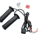 7/8''ATV UTV Heated Motorcycle Grips, 12V 3 Temperature Electric Heated Hand Grips Fit for Harley Honda Kawasaki Yamaha 22mm Diameter Handlebar, Waterproof Anti-Slip