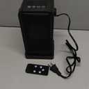 Small Space Heater for Indoor Use, Fast Heating Portable Desk Heater, Dual Power Modes, Timer & Overheat Protection  Personal Space Heater for Bedroom, Office, Home (BLACK)