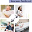 2 Pack Grab Bars for Bathtubs & Showers - Strong Suction Shower Handle, Safety Grab Bars for Seniors & Handicap, Elderly Accessories