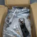 TYT Adjustable Tri-Ball Trailer Hitch for 2 inch Receiver, 5" Drop/Rise, Triple Balls (1-7/8", 2", 2-5/16"), 10,000 lbs GTW, 1,000 lbs TW, Includes Hitch Pin Lock & Tri Pins