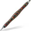 Cateared Rainbow Wood Diamond Painting Pen with Metal Tips, Diamond Painting Pen Tools Accessories Ergonomic Design, Premium Drill Pen 5D Diamond Art Pen Accessories with Multiplacer