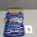 Orion Motor Tech Harmonic Balancer Puller Kit, Power Steering Pulley Puller Installer Tool Set, Automotive Steering Wheel Puller Tool Kit, Flange Type Gear and Crank Puller Set (blue)