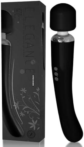 Metooka Therapeutic Cordless Massager - Powerful Massage Tool Handheld 8 Speeds 20 Patterns - Rechargeable Hand Massagers for Sore Muscles - Hand Held Massage Tool for Neck & Back