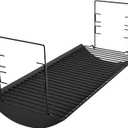 27 Inch Ash Pan Drip Pan Ashpan for Char-Griller 2121 E1224 2828 2929 1224 2727 2222 1324 Charcoal Grill, CB056-036 Ash Pan for Char-Broil 17302056, Charcoal Pan with Fire Grate Hange for Char Griller