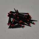 Drip Irrigation Emitters for 1/4" Drip Irrigation Tubing - Adjustable 360 Degree Water Flow Drippers on 5" Arrow Stake (25pcs Drip Emitters with Lock Barbed)