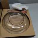 Extra Large Glass Salad Bowl with Lid Set, 5-Qt (160 fl oz) Mixing/Serving Bowl with Wood Base & Salad Servers, Trifle Bowl for Kitchen, Parties & Christmas