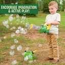 John Deere Bubble Leaf Blower Toy for Kids Includes 24oz Bubble Refill Gas Can, Outdoor Bubble Machine for Kids, Easy to Use, Outdoor Play, Great Gift Toddler 3+