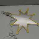 MEETYAMOR Smart Christmas Tree Topper, 13" 130 LEDs RGB Color Change Lighted 8-Point Star Tree Topper, App, Remote & Touch, USB Powered 3D Infinity Mirror Music Sync Treetop Decor for Xmas Party Gift