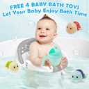 Baby Bath Seat for Babies 6 Months & up, Baby Bathtub Chair, Non-Slip Toddler Bath Support, Sit Up Bath Seat for Baby, Safe Infant & Newborn Bathtub Chair with Soft Cushion, Gray