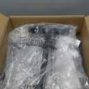 IBUYKE 3 Pack Metal Plant Stand Indoor Outdoor, Heavy Duty Small Flower Pot Stand, Modern Square Plant Shelf Flower Stand for Living Room Patio Balcony Garden, Black TMJ075B-3