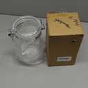 64 oz Reinforced Large Acrylic Canister with Locking Clamp, Airtight Flip Jar | Food Storage Container for Flour, Sugar, Coffee, Candy, Cookie etc