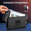 2 x 2 Pack Tempered Glass Screen Protector for Nintendo Switch 2 (2025), Bubble Free, 9H Hardness Anti-Scratch, Touch Sensitive, Ultra-Clear Glass Protector for Switch 2