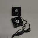 ELUTENG Dual USB Fan 80mm, 3 Speed Adjustable USB Ventilator with 2750RPM 5V Fan for Computer/Laptop/Router/TV Cabinet/DVR/Xbox/Game Console Cooling