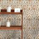 NuWallpaper, Isle Blue Peel and Stick Wallpaper, Traditional, Self-Adhesive, 20.5-in x 18-ft