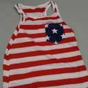 Noubeau 4th of July Mommy and Me American Flag Striped Stars Tank Tops Cami Vest Sleeveless Shirts S 80