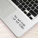 2 x (3pcs) Move Away Before I Hurt Your Feelings Sticker Funny Sayings Quotes Inspirational Phrase Vinyl Decal Gift Stickers for Tumbler Laptop Kindle Water Bottles Tablet Books Phone - Size 3x1