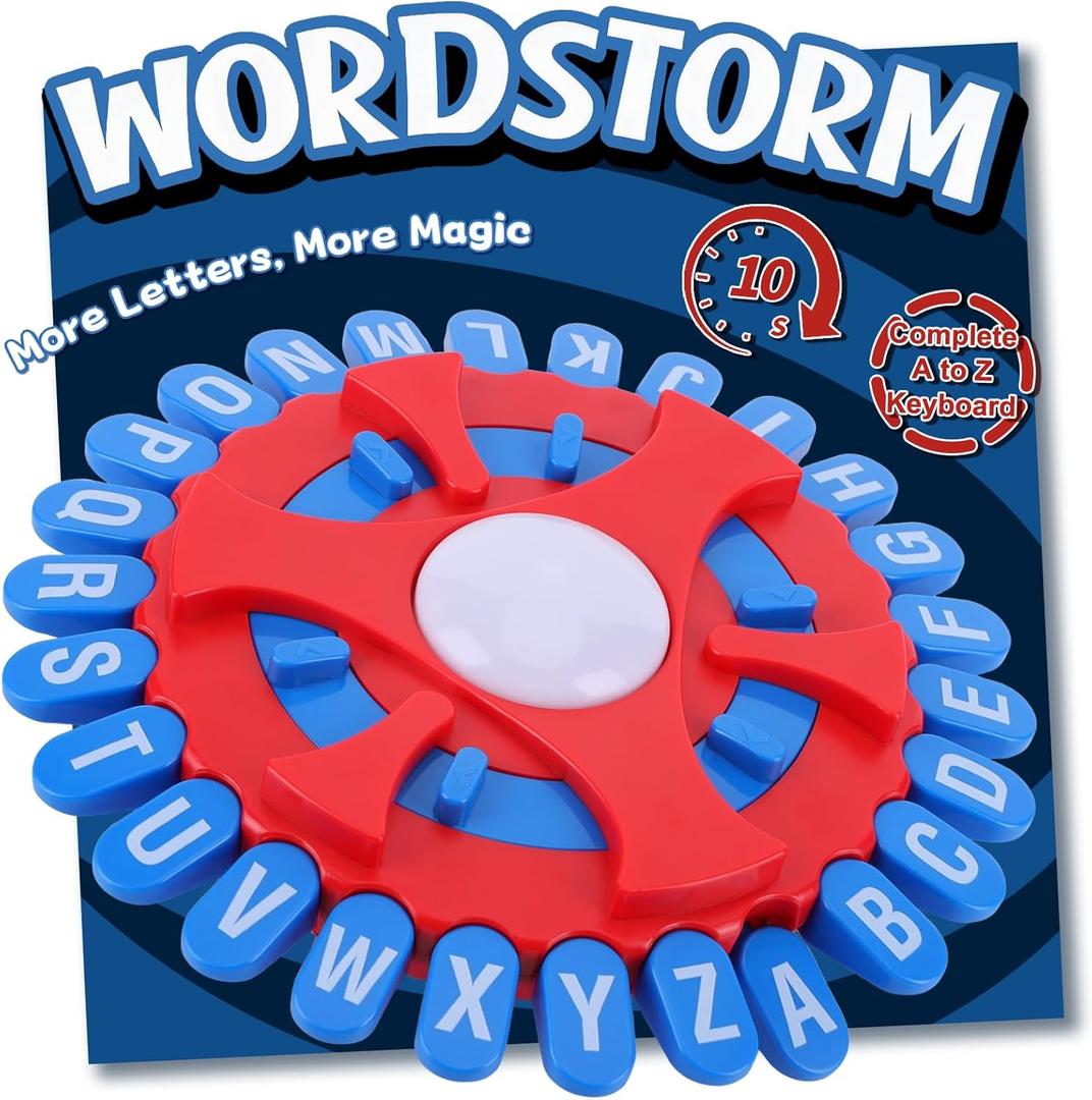 WORDSTORM Quick Family Word Game | 144 Challenge Categories | Party Game for Adults, Teens & Kids