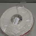 ToLanbbt Garage Door Seal Top and Sides - 36FT TPE Garage Door Weather Stripping Top and Side Trim Seal Replacement with Adhesive Backed, Nails and Lids, White