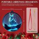 GEEMBI Fantasy Gifts for Women Men - Suncatcher Mythical Animal Christmas Ornaments 2025 - Spirit Animals Fantasy Decor, Mystical Gifts for Christmas Tree Decor, Forest Animal Ornaments Mystical Decor