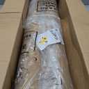 Dunzoom 2 Pack 4 x 36 Inch Mailing Tubes 0.12" Thick Kraft Paper Poster Tube with Plastic Caps for Mailing Storing Rolled Goods Storage of Art Craft Document