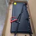 Rough Country Hard Tri-Fold Tonneau Cover for Ram 1500 (2009-2018) 2500 (2011-2025) - Low-Profile Aluminum Truck Bed Cover, Fits 6'4 Bed (76.3")