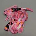 Halypet Cat Harness and Leash Set[MAX Safety 4th-Gen] Cute Escape Proof Vest Harness for Girl&Boy Cat Walking, Comfortable Adjustable Leash and Reflective Strips for Outdoor Kitten, M Pink Unicorn (Medium (13-18lb))