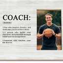 Coach Coaches Coaching Retirement Appreciation Thank You Gifts for Men Women, Coachs Definition Decor Picture Frames, Baseball Basketball Football Coachs Gift Picture Photo Frame for 4x6 Photos