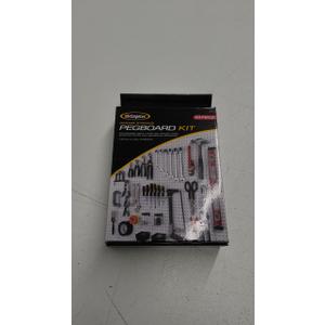 43 Piece CarvoLoc Garage Storage Pegboard Kit