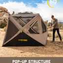 FanttikOutdoor Alpha C4 Ultra Camping Tent 4 Person Pop Up Instant Cabin Setup in 60 Seconds Portable Hub Tent with Rainfly & Windproof for Outdoor Camping & Overlanding