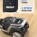 Zefiro Max 1600W Bagless Canister Vacuum Cleaner, 40kPa Powerful Suction, Lightweight, Auto Cord Rewind, HEPA Filter, Corded Vacuum for Floors, Carpets, Pet Hair in Homes & Apartments, Larger Capacity