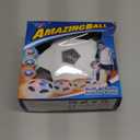 Toyk Boy Toys - LED Hover Soccer Ball - Air Power Training Ball Playing Football Indoor Outdoor Game - Birthday Gifts for Kids, Age 3 4 5 6 7 8-12 Year Old Boys - Soccer (White)