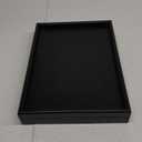 Artmeer Bed Tray Table Breakfast Food Tray with Folding Legs Serving Tray for Laptop Desk, Sofa,Platters,TV,Snack,Eating Tray(Black, Medium)