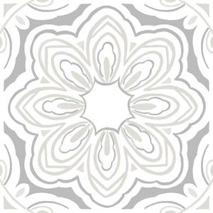 FloorPops Marshall Peel & Stick Floor Tiles, Gray (12"L x 12"W x 0.06"T)