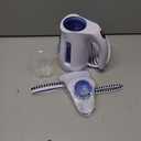 HiLIFE Steamer for Clothes, Portable Handheld Clothing Steamer, 240ml Big Capacity, 700W, Strong Power, Fabric Quick Wrinkle Remover with Brush for Home, Office, Travel (ONLY 120V) -Blue