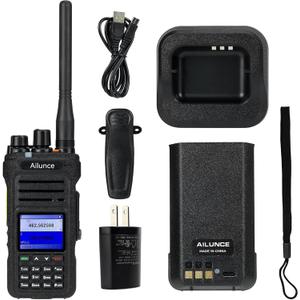 Retevis Ailunce HA1G GMRS Radio, IP67 Waterproof, GMRS Handheld Radio with Cable, Support Chirp, NOAA, 2800mAh, Repeater Capable Two Way Radio with USB-C Charging, for Offroad, Emergency