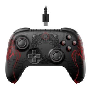 8BitDo Ultimate 2C Wired Controller for Windows PC and Android, with Hall Effect Joysticks and Hall Triggers, 1000Hz Polling Rate, and Remappable L4/R4 Bumpers - Black Myth: Wukong