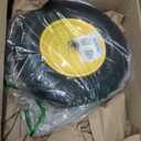 4.80/4.00-8" Tire and Wheel Assembly  for Wheelbarrows,  Bore Wheelbarrow Tires for Utility Cart, Wheel Barrel, Wagon, Trailer, Dolly, 16" Solid Rubber Tires Without Flat Spots