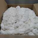 L'AGRATY Chunky Knit Blanket - Soft Chunky Throw 60x80 inches: 100% Hand Kintted Chenile Crochet Throw for Couch - Large Cable Knit Blanket for Home Decor (Ivory)