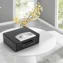 KYODOLED Safe Box with Digital Keypad Lock, Lock Box with Code for Personal Items, Metal Security Box for Cash, Passport, Jewelry, Ideal for Home, Office, Garage Sale, 11.8'' x 9.4'' x 3.5'', Black