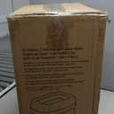 iTouchless 13 Gallon Open Top Kitchen Trash Can Recycling Bin with Wheels and Double Odor Filters Oval Commercial Stainless Steel 50 Liter Trashcan for Home Office Work Bedroom Livingroom Garage