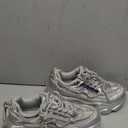 LUCKY STEP Women's 90s Chunky Sneakers Sparkly Bling Rhinestone Rope Platform Casual Thick Dad Rave Walking Shoes, 7